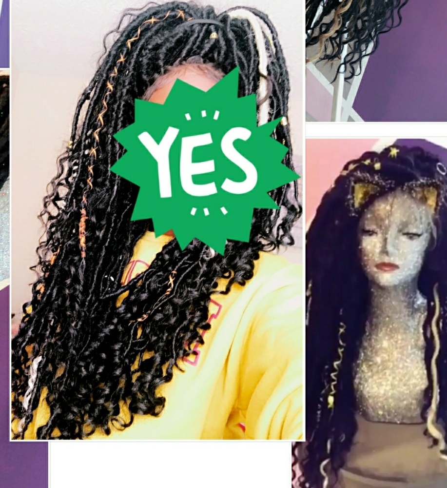 Lace closure  goddess wig